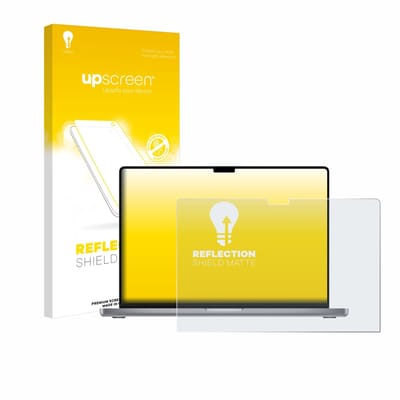 upscreen - Screenprotector voor Apple MacBook Pro 16" 2023 - Folie Beschermfolie anti glare matte