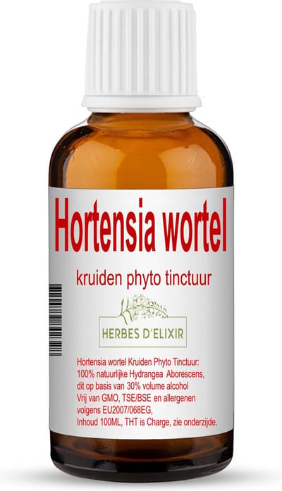 Herbes D'elixir Hortensia Tinctuur - 100 ml - Ondersteunt het immuunsysteem