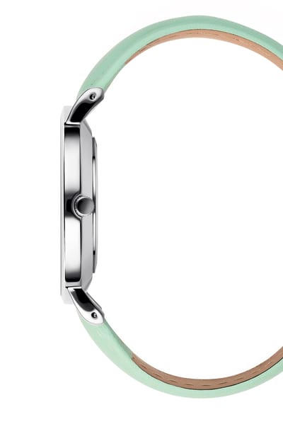 Orphelia Perla OF711806 Horloge - Leer - Groen - Ø 36 mm