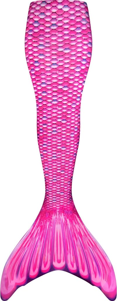 Zeemeerminstaart voor kinderen maat 10 (134-146) - Fin Fun Malibu Pink set met monovin met voetvakjes