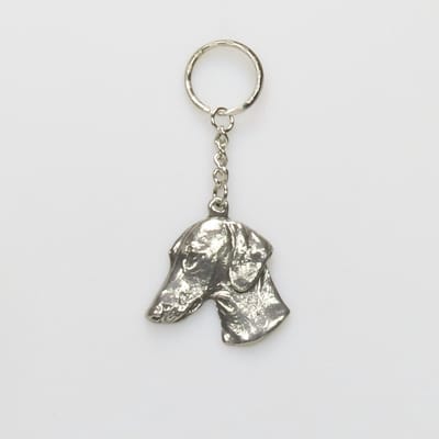 Sleutelhanger Teckel - Hondensleutelhanger - Cadeau Hondenliefhebber - Unieke serie - Compact, stijlvol en gedetailleerd