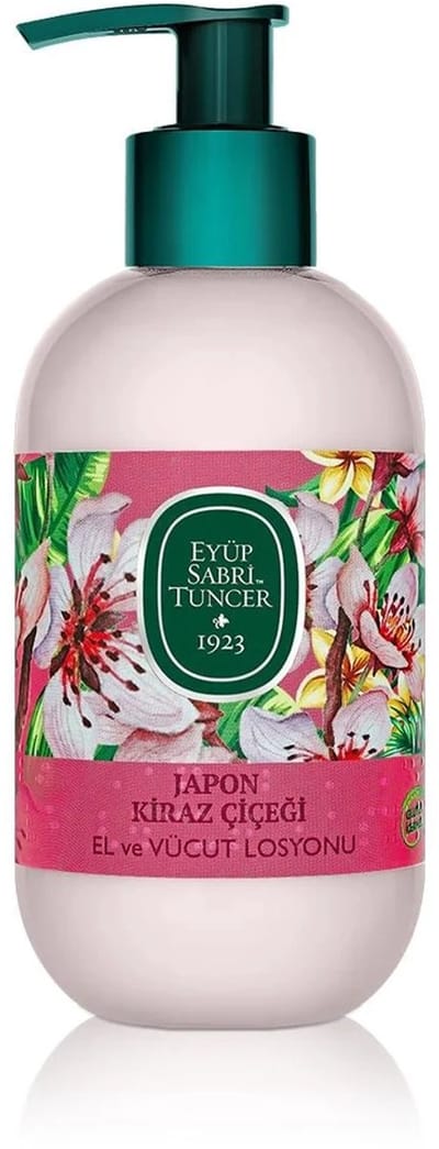 Eyup Sabri Tuncer Japanse Kersenbloesem Natuurlijke Olijfolie Hand- en Lichaamslotion 280 ml