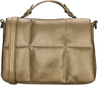 Charm London Manchester Schoudertas - Crossbody - Handtas - Schouderband - Gold Bronze