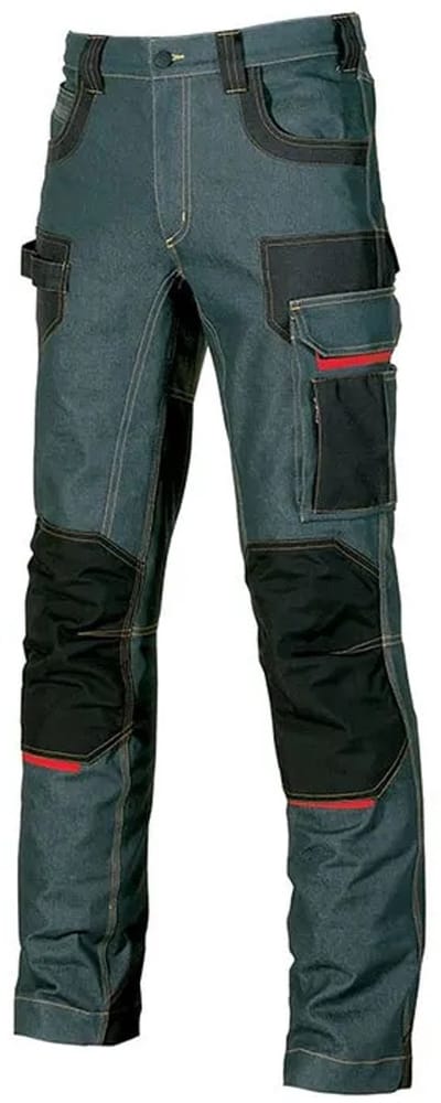 U-power Platinum Button Werkbroek Groen 46