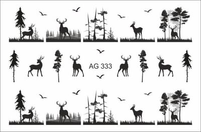 Korneliya Airbrush Waterdecal AG 333