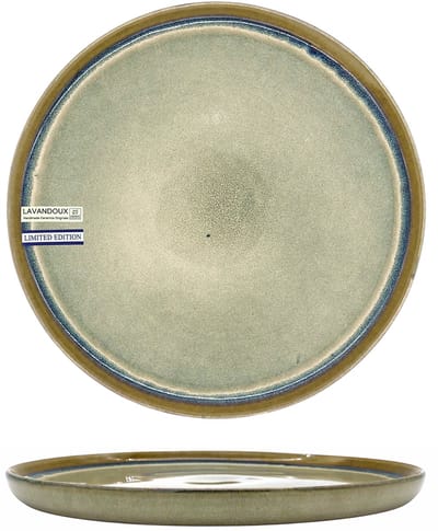 Lavandoux - Dinerbord - Steengoed - Reactief Glazuur - Ø27 cm - Grijs - Set van 4