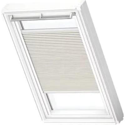Velux Manueel Verduisterend Plisségordijn Fhc Fk04 1172swl Lichtgrijs White Line