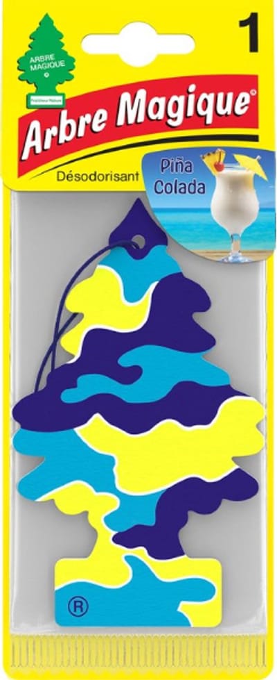 Pina Colada Arbre Magique Geurboom Luchtverfrisser voor in de auto – Car Parfum – Geurboompje – Geurbooster – Wonderboom – Geurverfrisser – Nieuwe Auto – Autogeur – Autoparfum – Geurblad - Zomer Fris