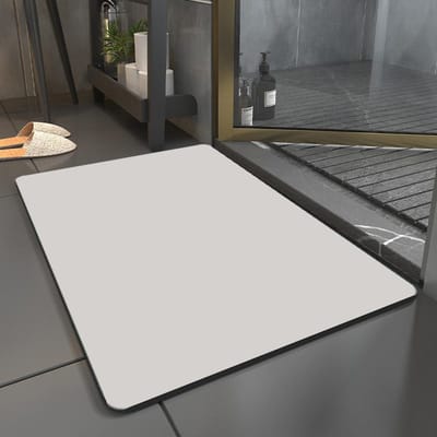 Eenvoudige Effen Kleur Diatomeeënaarde Mat Toilet Absorberende Sneldrogende Mat Huishoudelijke Vuil- en Antislipmat 80 * 120cm