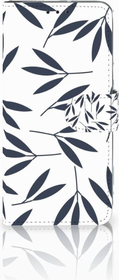 Motorola Moto G7 Power Hoesje Leaves Blue