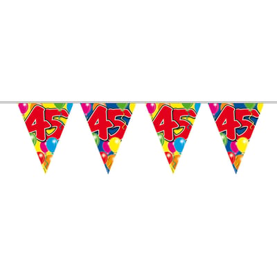 Folat - Vlaggenlijn 45 jaar Ballonnen (10 meter)