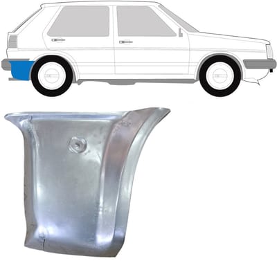 Reparatiepaneel achter hoek voor Volkswagen Golf 2 1982-1992 / Rechts