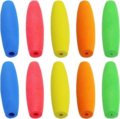 10 stuks ergonomische haaknaaldgrepen met zachte afneembare handvatten voor comfortabel breien en knutselen, multi-size en EVA kussens