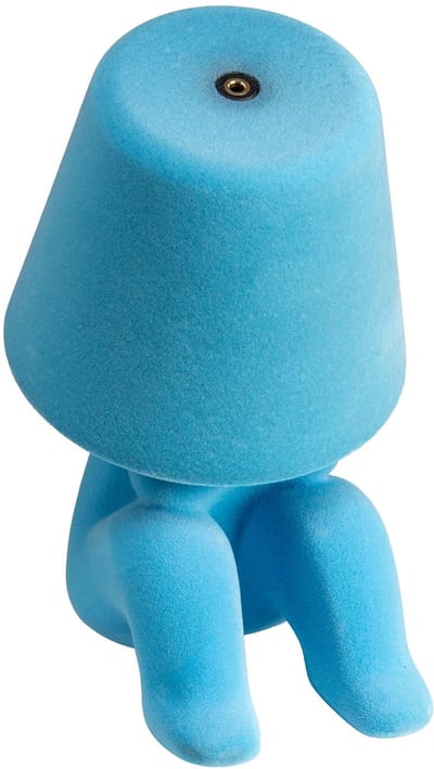 Luxus Europe - Bins Brother Tafellamp Blauw Mr Which - Decoratieve LED Designlamp - Draadloos - Dimbaar - 3 Lichtkleuren - Touchbediening