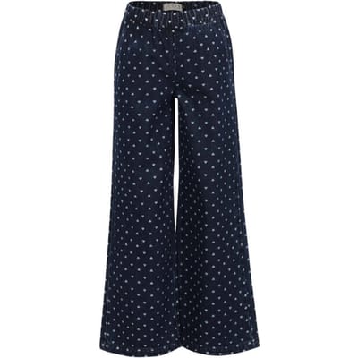 LOOXS Little Meisjes broek - Maat 92 in de kleur Blauw van 90% cotton 10% polyester - 2532-7641-988