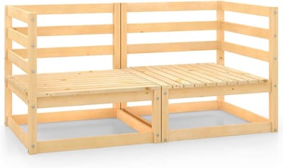 Tuin Hoekbanken - Outdoor Zitelement - Ontspannen Buiten - Modulair Design - 70x70x67 cm