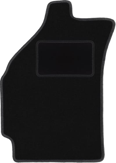 Bestuurdersmat zwart voor: Chevrolet Spark II M200 hatchback (2005-2009)