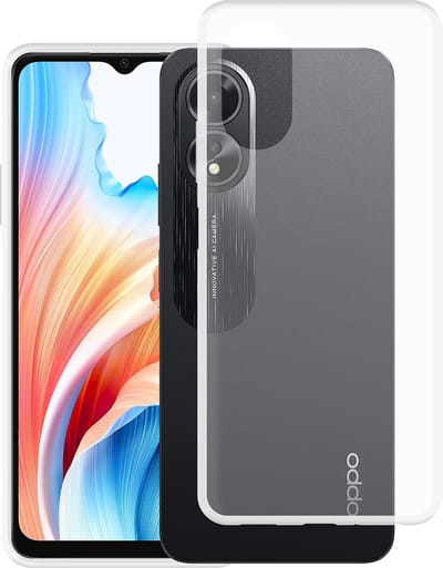 Cazy hoesje geschikt voor Oppo A18 (4G) / A38 (4G) Hoesje Siliconen - Flexibele Case - Transparant