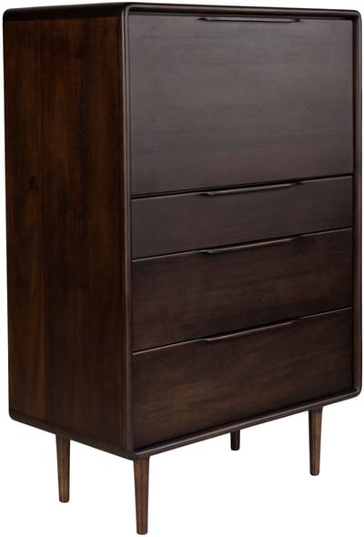 Dutchbone Elroy Ladekast Laag 120 cm Walnootkleur Bruin
