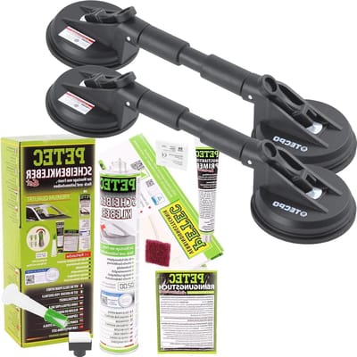 Kit voor lijmen - Kitpistool - Afwerking aanbrengen - Inclusief zuiger - 310 ml - Grijs