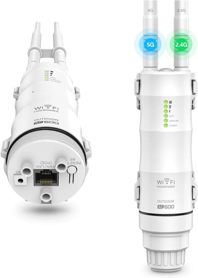 CLVP® WiFi Versterker Stopcontact – Dual Band WiFi Booster – Internet Range Extender – Max
