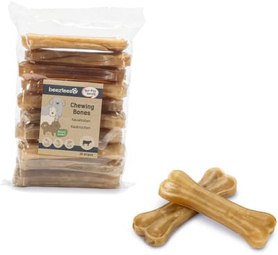 Beeztees kauwbot 10 stuks 12.5 cm - hondensnacks - Kauwsnacks - Voordeelverpakking