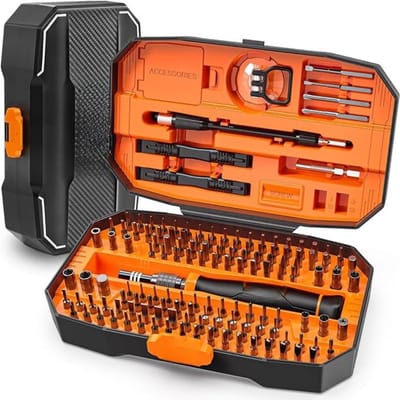 Famanu – 152-in-1 magnetische precisieset – Professionele reparatiekit voor computer, smartphone en elektronica