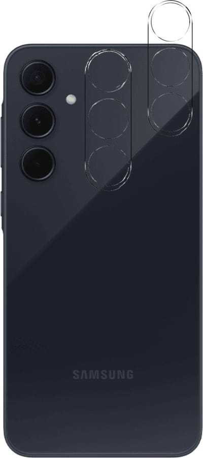 Camera Protector voor Samsung Galaxy A55 5G - 2 stuks van glas Transparante glazen