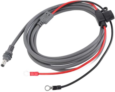 Satelliet DC Kabel - Antennekabel Stroomkabel - Stabiele Stroomtoevoer - Met Zekeringkast - 5 meter - Zwart