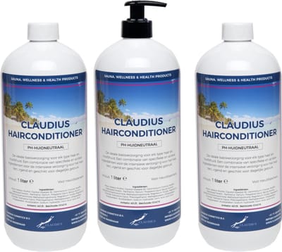 Hairconditioner 3 x 1 Liter met gratis pomp
