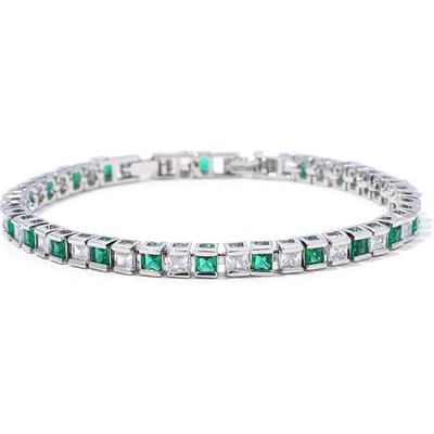 Prinses Fang Verandert Geleidelijk van Kleur Edelsteen Regenboog Volledige Diamanten Ketting Geplateerd met Witgoud Kleurrijke Blauwe Edelsteen Zirkoon Modieus send exclusive extension buckle white