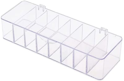 Ynkkvre -Opbergdoos - Kabelopbergdoos - Kabelmanagement Doos - Kabel Organizer - Kabel Opbergdoos - Doorzichtige plastic opbergdoos voor bureau - Werkbank - Woonkamer - Slaapkamer (Met deksel)