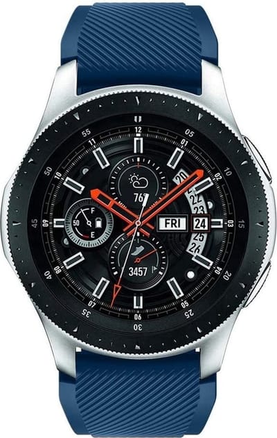 Go Go Gadget - Horlogebandje - Siliconen - Donkerblauw - Geschikt voor Samsung Galaxy Watch - 46mm