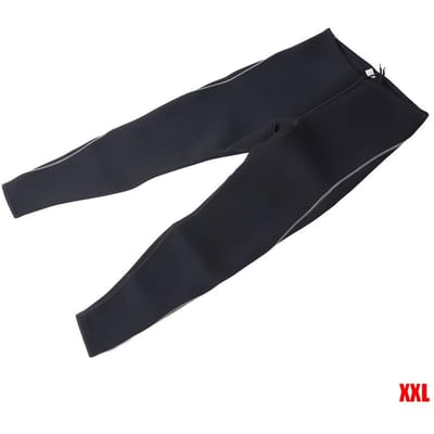 Pantalons de plongée d'hiver longs à taille haute en néoprène de 3 mm, pantalons longs chauds pour la plongée avec tuba, combinaison humide(XXL)