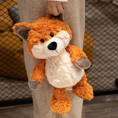30cm Schattig Pluizig Vos Pluche Speelgoed Zacht Cartoon Oranje Vos Zacht Knuffeldier Pop Kinder Verjaardagscadeau Begeleid de Slaap Pop 30cm orange