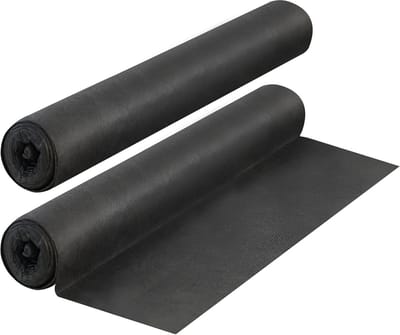 Onkruiddoek Tuin - Worteldoek Barrière - Onkruid Voorkomen - Chemisch Vrij - 2 Rollen 8x1.5m - Zwart