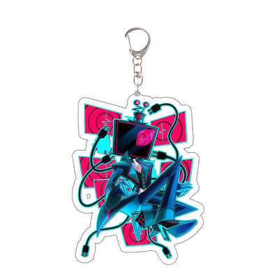 Anime Cartoons Acryl Sleutelhanger voor Vox Verschillende Stijlen van Styling Acryl Sleutelgesp Zelfgemaakte Student Rugzak Hanger Cadeau blue
