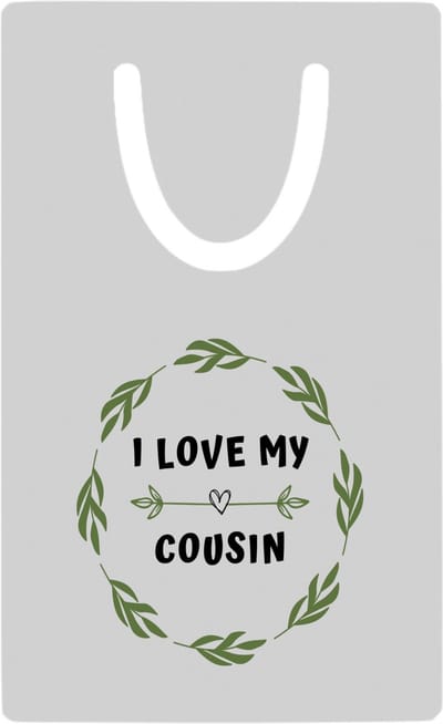 Hacebo® - I love my cousin metalen boekenlegger - Neef - liefste neef - verjaardag - cadeautje voor neef - neef artikelen - kado - geschenk Bladwijzer boekenleggers - 7.6 cm x 5cm