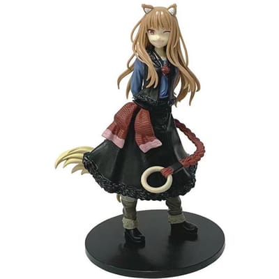 17CM Spice And Wolf Horo PVC Anime Actiefiguren Model Collectie Decoratie Anime Cartoon Figuur Speelgoed Cadeau black