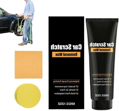 Krasverwijderingswas - Snelreiniger Lak - Voertuig Herstellen - Glans Herstellend - 60 ml - Wit