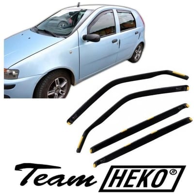 J&J AUTOMOTIVE | Heko Deflecteurs d'air Déflecteurs de Vent Pour Fiat Punto 2, 3, 5P. Berlina 1999-2018