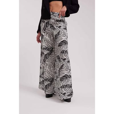 Anne Fontaine Auriane Black/white Size: 36 | Wide-Leg & Flared Pants Outlet | Dames | Wit