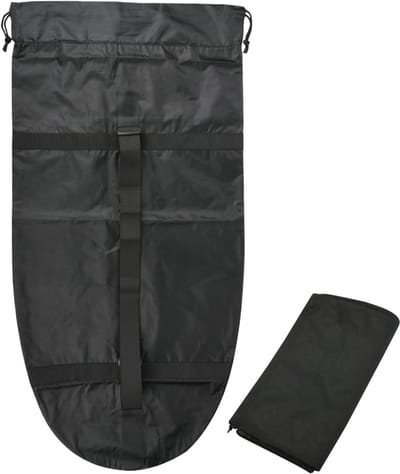 Opbergtas Trampoline - Reistas Outdoor - Sportspullen Opbergen - Verstevigde Constructie - 93 x 45 cm - Zwart
