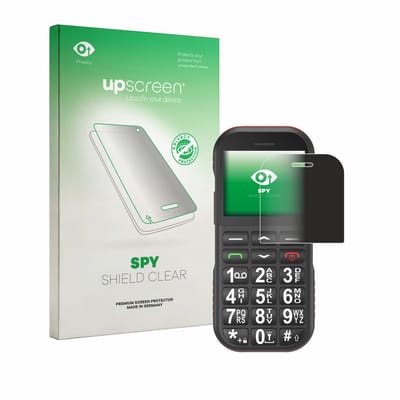 upscreen - privacy screenprotector voor Ufferson Seniorenhandy - Folie Beschermfolie Blauwlichtfilter