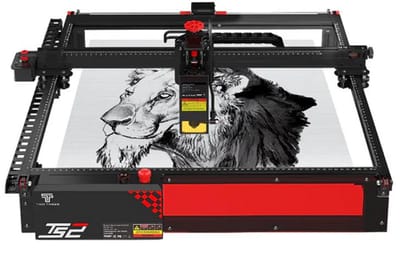 TwoTrees TS2 20W Lasergraveermachine – 410×410 mm Werkgebied – Laser Cutter & Graveermachine voor Hout, Acryl, Leer – Air Assist – Compatibel met LightBurn