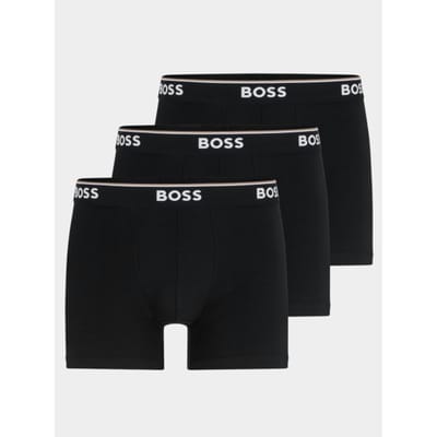 Boxershort met logo in band in een set van 3 stuks, model 'Power'
