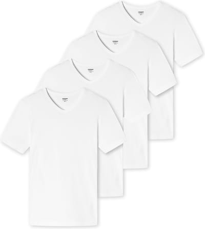 uncover by Schiesser Heren onder t-shirts 4 pack Basic