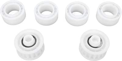 4 Pack Pool Cleaner Guide Wheels met 2 Trekmechanismen, Vervangingsonderdelen voor Dolphin en Maytronics