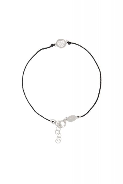 HÕBE – Suerte Armband –  Gerecycled Sterling Zilver– Zijden Draad – Bracelet– Handgemaakte Sieraad – Accessories – Dames armband
