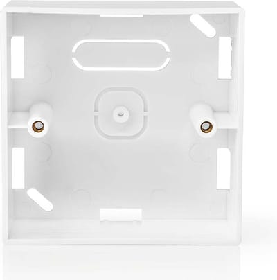 Nedis Opbouwdoos - Accessoire voor: WIFIWC10WT / WIFIWS10WT / WIFIWS20WT - Wandmontage - Wit
